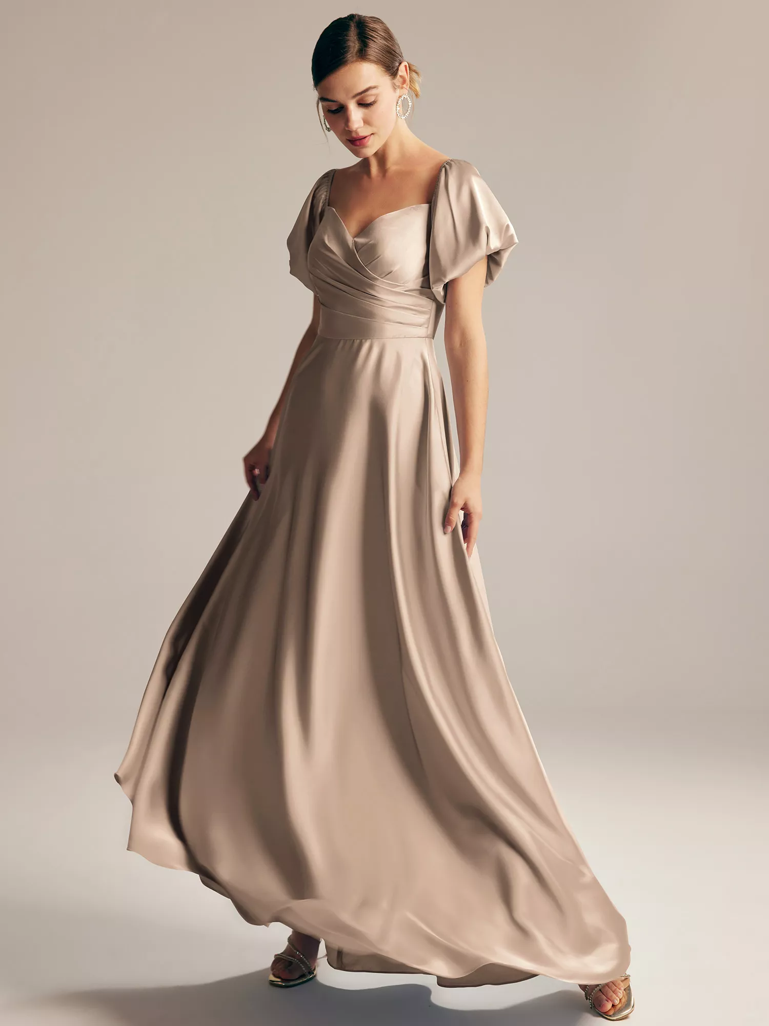 AW Dey Taupe  Convertible Bridesmaid Dresses